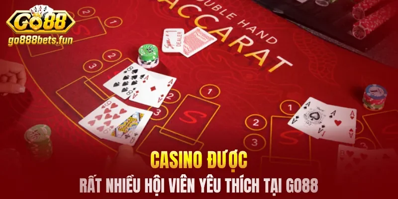 Live casino đang được rất nhiều hội viên yêu thích tại GO88